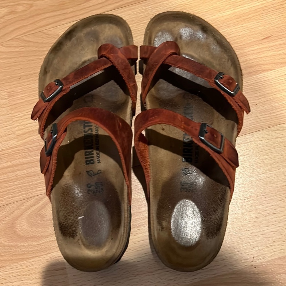 Oiled leather Mayari Birkenstock sz 39 (8-8.5)